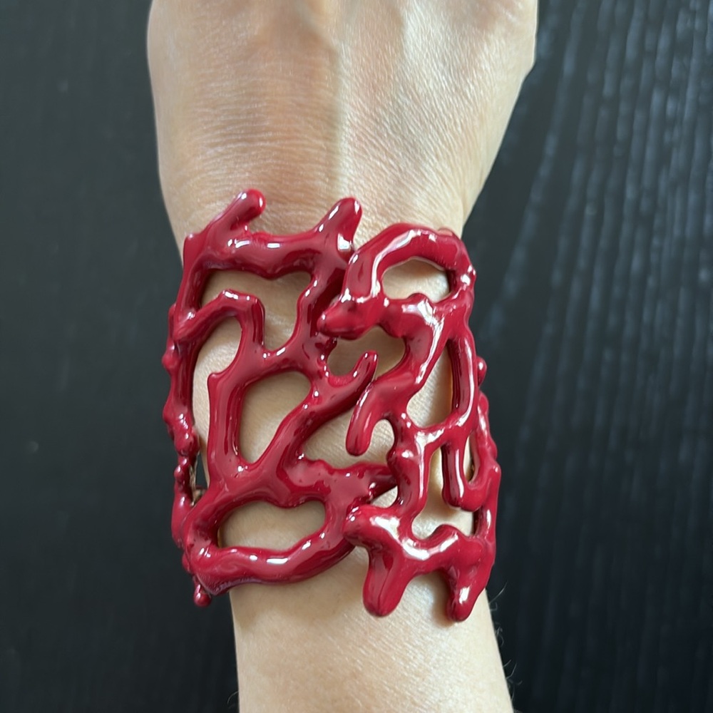 Red coral bracelet - Picture 7 of 8